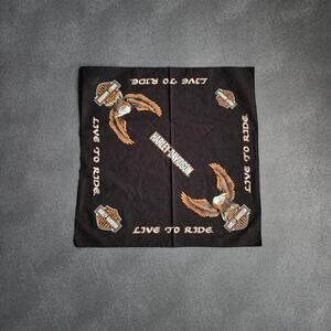 Vintage Harley Davidson Live to Ride Bandana
